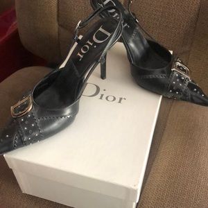 Vintage Dior black heels